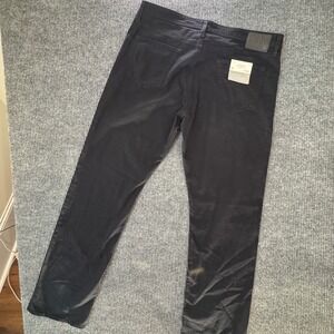 New‎ AG The Protégé Pants Mens 40x34 Straight Leg Stretch Sueded Sateen Designer